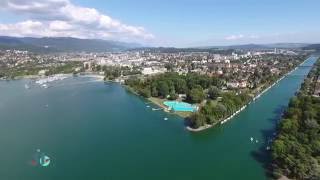 Port Lac BielBienne  Port Lake BielBienne Switzerland 4k [upl. by Anilra85]