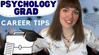 Psychology graduate whats next  Career tips [upl. by Aiden706]