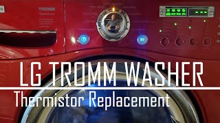 LG Tromm Washer Thermistor Replacement [upl. by Ecirahc]