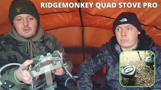 Ridgemonkey Quad Stove Review  Boil test [upl. by Redwine]