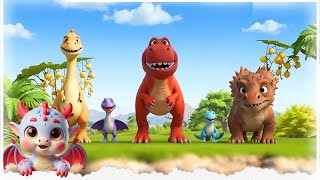 Dinosaur Song for Kids  Fun Dinosaur Nursery Rhyme  TRex Roar amp Stomp [upl. by Mohammad]