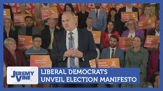 Liberal Democrats unveil election manifesto  Jeremy Vine [upl. by Navy613]