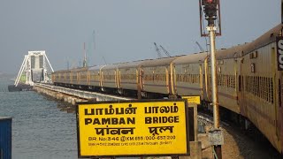 Chennai To Rameswaram  Via Pamban Bridge   Full Train Journey  16851 MS  RMM Boat Mail [upl. by Cassidy959]