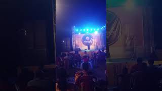 Durga puja stej program hindi song video Balurghat city video [upl. by Bolten]