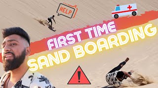 SAND BOARDING GONE WRONG [upl. by Anetsirk796]