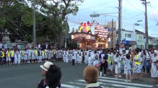 2012年8月5日 静岡県 吉田町 住吉神社夏祭り 上組 [upl. by Chaffin]