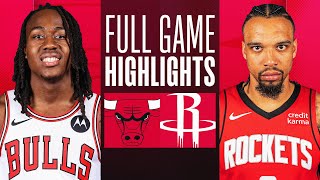 BULLS at ROCKETS  FULL GAME HIGHLIGHTS  March 21 2024 [upl. by Hpesojnhoj]