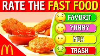 Fast Food Tier List 2024 🍔🔥 Ranking Every Chain from Best to Worst [upl. by Milton]