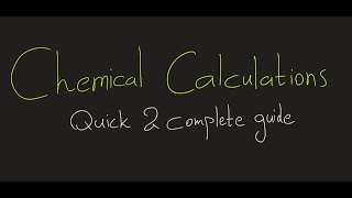 Fastest IGCSE Chemical Calculations walkthrough Watch the night before your exam [upl. by Sile38]