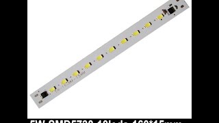 Tira rigida con LED 5730 alimentado directamente desde 220V [upl. by Noteloc]