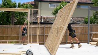 Building a House Ep 3  How we Frame Walls in Australia [upl. by Yaakov]