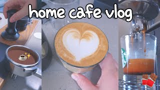 vlog 집에서 커피 만드는 브이로그✨☕️ • 홈카페 브이로그🍫 [upl. by Corwun]