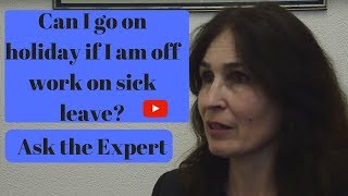 Sickness Pay and holiday entitlement Ask the Expert [upl. by Morocco]