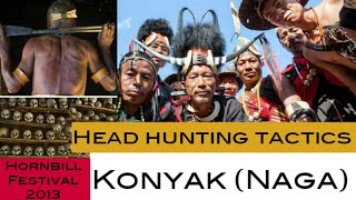 Konyak Naga Tribe demonstrating Head Hunting Tactics [upl. by Lara]