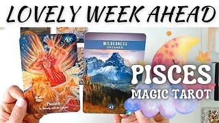 Pisces ðŸ¥°THE WEEK AHEAD IS LOVELY PISCES ðŸ¤— ITS A GOOD WEEK FOR LOVE AND BE RELAXED ABOUT PURPOSE [upl. by Valry625]