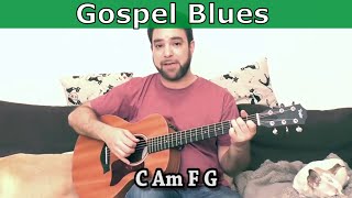 Lesson GospelStyle Fingerstyle Blues  InDepth Guitar Tutorial [upl. by Ydisac]