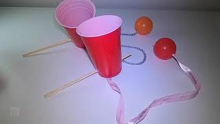 How to make cup the ball gameParty games｜cup the ball game  Cup the Ball  Wow Paper Crafts [upl. by Ahselet]