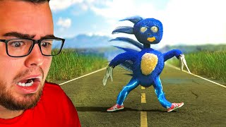 Reacting to SONIC but its VERY WEIRD Sanic [upl. by Aileahcim414]