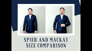 Comparing Fits on Two Spier amp Mackay Sizes Contemporary and Slim [upl. by Janos653]