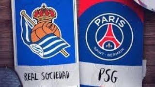 Paris SaintGermain vs Real Sociedad octavos de Champions ida [upl. by Niatsirt276]