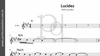 Lucidez ♪ Beth Carvalho  Partitura [upl. by Ardnod]