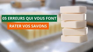 5 Erreurs à Éviter pour Obtenir un Savon Bien Dur et Parfait [upl. by Nyleuqaj]