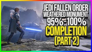 Star Wars Jedi Fallen Order  Secret Echo Location  Weathered Monument 95 to 100 EXPLORED [upl. by Neyr]