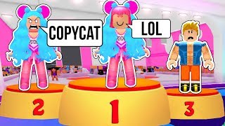 Roblox YELLED AT FOR COPYING HER OUTFIT IN FASHION FAMOUS [upl. by Caril]