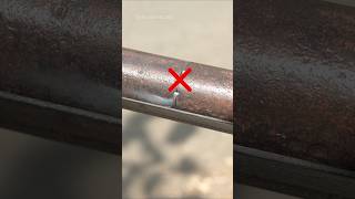 pipe welding solution tricks shorts iron welding [upl. by Hultgren]