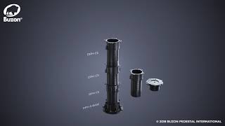 Buzon Adjustable Pedestal DPH13PH5 [upl. by Yenattirb]