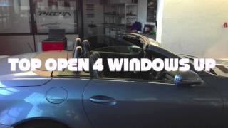 mods4cars SmartTOP for MercedesBenz SLK R171  TOP OPEN  ALL 4 WINDOWS UP [upl. by Sanfourd]