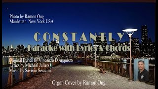 Constantly  Karaoke Cover with Lyrics amp Chords by Ramon Ong constantly cliffrichard karaoke [upl. by Eehtomit]