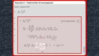 Matematica I  Limiti di successioni  Esercizi desame TRAILER [upl. by Drofkcor]