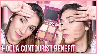 Paleta com os tons do Hoola Hoola Contourist da Benefit [upl. by Edmead]