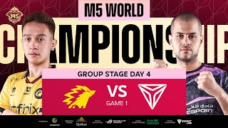 ENG M5 Group Stage Day 4 ONIC vs TE Game 1 [upl. by Caitlin17]