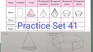 Practice set 41  L18 Three Dimensional Shapes  Class 6 Maths [upl. by Basham745]