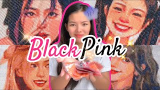 Hành trình làm tranh Đính Đá BLACKPINK đủ 4 chị Jisoo Rose Jennie Lisa🖤💗 thật GIAN NAN😭 [upl. by Tuttle]