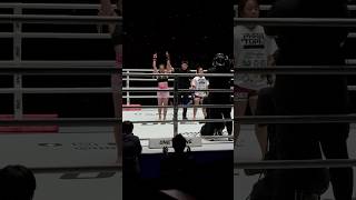 Islay Erika Bomogao gets debut decision win at ONE Friday Fights 86 onelumpinee [upl. by Gerger]