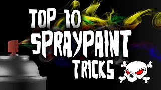 Top 10 Spray Paint Tricks HD [upl. by Arahset]