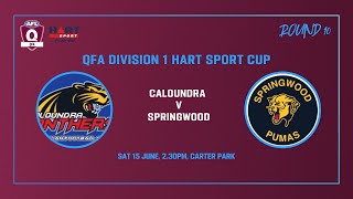 Rd 10 Caloundra vs Springwood Mens Div 1 AFL [upl. by Inirt]