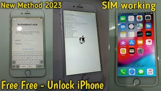 How to unlock iCloud On Apple iPhone 6  Sim working  iPhone 6 iOS 1257 iCloud Bypass Free 2023 [upl. by Nahum]