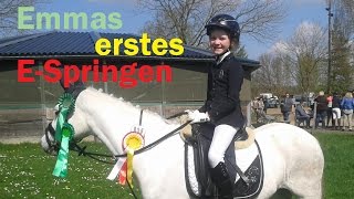 Emmas Ponywelt  Emmas erstes ESpringen [upl. by Alyakam]