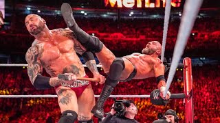 Triple H battles Batista in a No Holds Barred Match at WrestleMania [upl. by Calisa]