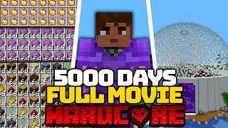 I Survived 5000 Days in Hardcore Minecraft FULL MINECRAFT MOVIE [upl. by Enoyrt646]