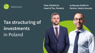 Webinar  Tax structuring of investments in Poland [upl. by Barthol29]