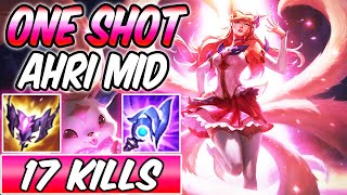 REWORKED AHRI FULL AP MID STAR GUARDIAN GAMEPLAY  Best Build amp Runes S12  League of Legends [upl. by Braden]