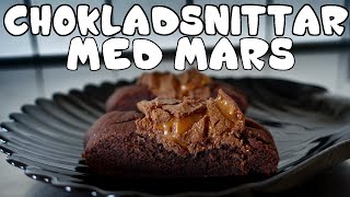 BAKAR CHOKLADSNITTAR MED MARS  SMÅKAKOR [upl. by Traggat]