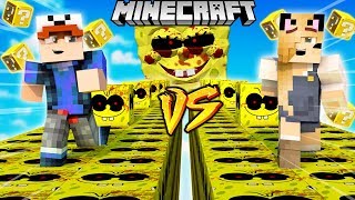 SZALONY WYŚCIG  SPONGEBOBEXE LUCKY BLOCKI MINECRAFT Lucky Block Race  Vito vs Bella [upl. by Yhtomit]