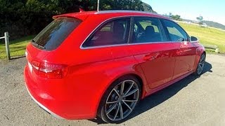 2013 Audi RS 4 Avant 0100kmh and acceleration [upl. by Anurb178]