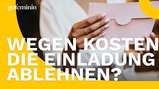 Hochzeitseinladung Laut Studie sagen viele wegen der Kosten ab [upl. by Niwdla607]